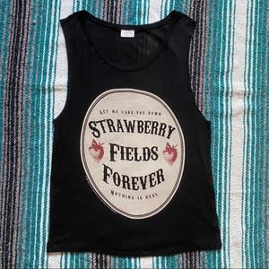 Strawberry Fields Beatles Tank Top